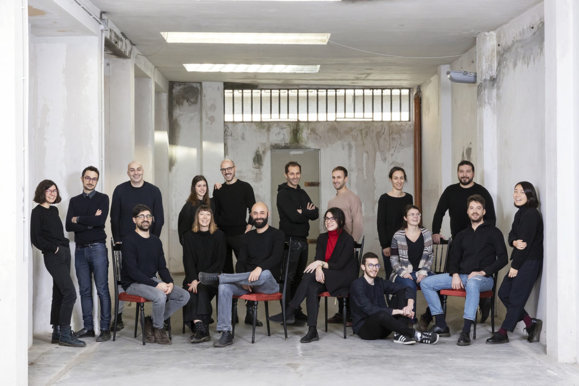 Whole team lamatilde, the architecture firm in Turin.